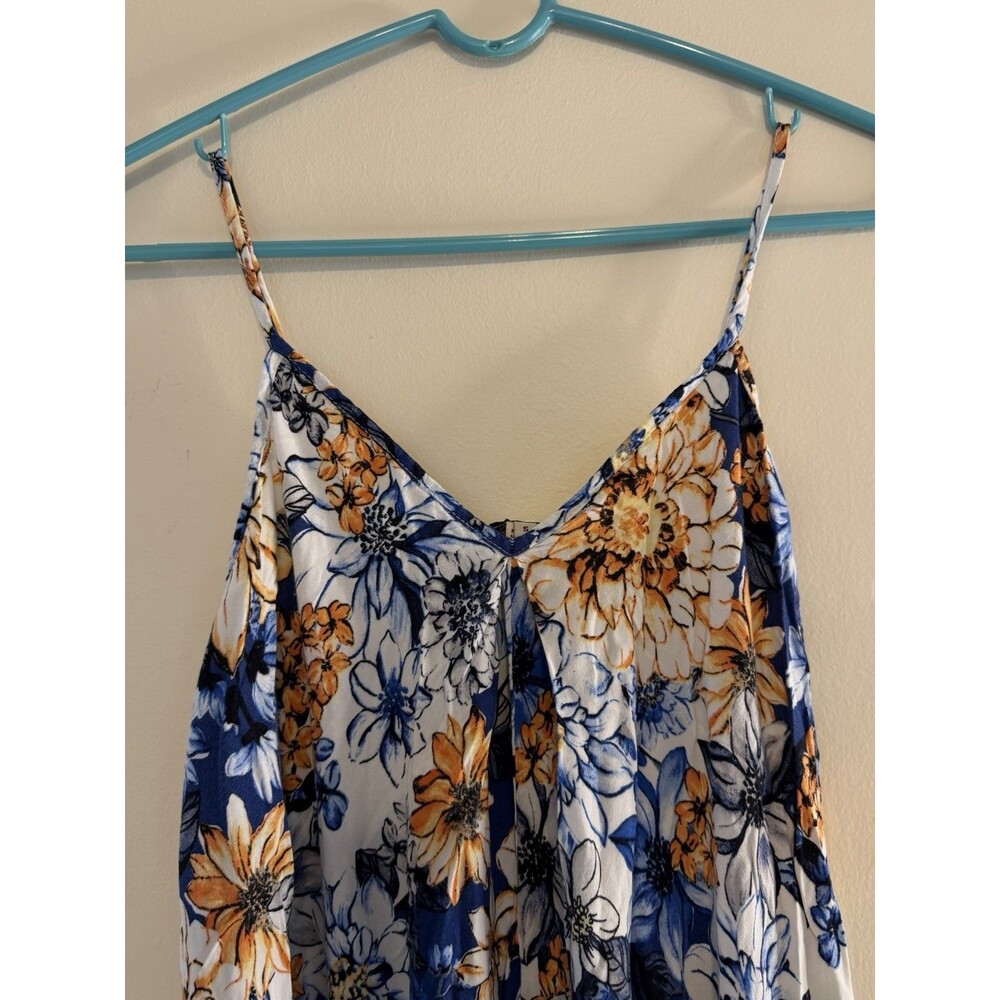 Label by 5 Twelve Women’s Floral Handkerchief Hem Dress Multicolor Sleeveless S - Picture 3 of 6